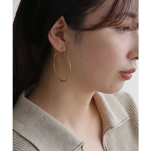 【コレカラ/collecala】の[stainless]50mmスリムフープピアス〈金属アレルギー対応〉 人気、トレンドファッション・服の通販 founy(ファニー) 　ファッション　Fashion　レディースファッション　Fashion for Women　シンプル　Simple, Minimal　スリム　Slim, Slim Fit　フォーマル　Formal, Dressy　フープ　Hoop, Hoop Earrings　other-3|ID: prp329100004773624 ipo3291000000034594381