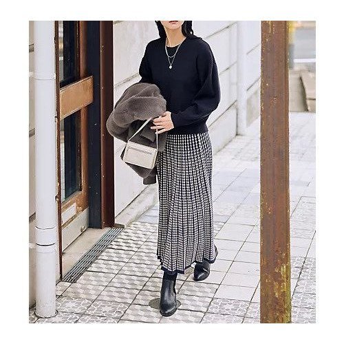 【エニー/ANY】の【2SET】ニットセットアップ 人気、トレンドファッション・服の通販 founy(ファニー) 　ファッション　Fashion　レディースファッション　Fashion for Women　トップス・カットソー　Cut & Sew Tops　ニット　Knit Tops & Sweaters　洗える　Machine Washable　シンプル　Simple, Minimal　ストレッチ　Stretch, Stretchy Fabric　セットアップ　Set-Up, Coordinated Outfit　タートル　Turtleneck, Turtle Collar　定番　Standard, Basic Item　プリーツ　Pleats, Pleated　楽ちん　Easy Fit, Comfortable　冬　Winter / This Winter　 other-1|ID: prp329100004773633 ipo3291000000034594429