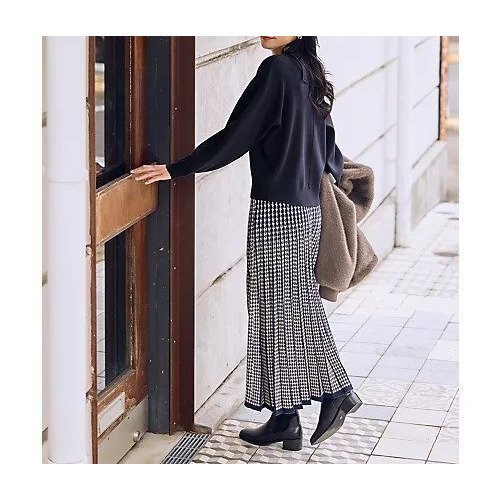 【エニー/ANY】の【2SET】ニットセットアップ 人気、トレンドファッション・服の通販 founy(ファニー) 　ファッション　Fashion　レディースファッション　Fashion for Women　トップス・カットソー　Cut & Sew Tops　ニット　Knit Tops & Sweaters　洗える　Machine Washable　シンプル　Simple, Minimal　ストレッチ　Stretch, Stretchy Fabric　セットアップ　Set-Up, Coordinated Outfit　タートル　Turtleneck, Turtle Collar　定番　Standard, Basic Item　プリーツ　Pleats, Pleated　楽ちん　Easy Fit, Comfortable　冬　Winter / This Winter　other-2|ID: prp329100004773633 ipo3291000000034594436