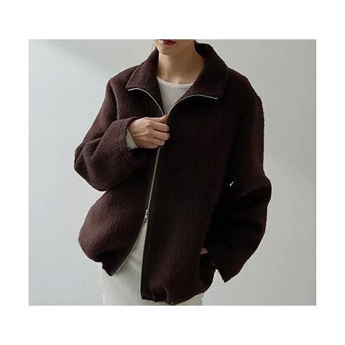 【ウィムガゼット/Whim Gazette】のアルパカシャギーブルゾン インテリア・キッズ・メンズ・レディースファッション・服の通販 founy(ファニー) https://founy.com/ ファッション Fashion レディースファッション Fashion for Women アウター Coat / Outerwear Collection ブルゾンジャケット・スポーティアウター Blouson Jackets 2025年 2025 2025-2026秋冬・A/W Autumn/Winter 2025–26 AW25–26 ドローコード Drawcord, Drawstring Cord ブルゾン Blouson, Bomber Jacket エレガント 上品 Elegant |ID: prp329100004773634 ipo3291000000034594448