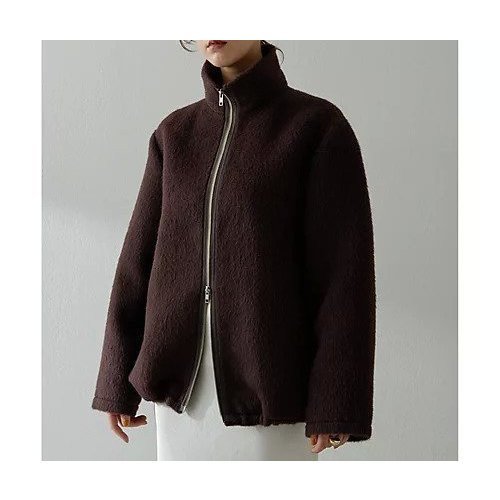 【ウィムガゼット/Whim Gazette】のアルパカシャギーブルゾン 人気、トレンドファッション・服の通販 founy(ファニー) 　ファッション　Fashion　レディースファッション　Fashion for Women　アウター　Coat / Outerwear Collection　ブルゾンジャケット・スポーティアウター　Blouson Jackets　2025年　2025　2025-2026秋冬・A/W　Autumn/Winter 2025–26 AW25–26　ドローコード　Drawcord, Drawstring Cord　ブルゾン　Blouson, Bomber Jacket　エレガント 上品　Elegant　other-2|ID: prp329100004773634 ipo3291000000034594450