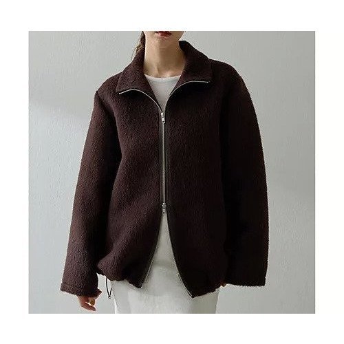 【ウィムガゼット/Whim Gazette】のアルパカシャギーブルゾン 人気、トレンドファッション・服の通販 founy(ファニー) 　ファッション　Fashion　レディースファッション　Fashion for Women　アウター　Coat / Outerwear Collection　ブルゾンジャケット・スポーティアウター　Blouson Jackets　2025年　2025　2025-2026秋冬・A/W　Autumn/Winter 2025–26 AW25–26　ドローコード　Drawcord, Drawstring Cord　ブルゾン　Blouson, Bomber Jacket　エレガント 上品　Elegant　other-3|ID: prp329100004773634 ipo3291000000034594451