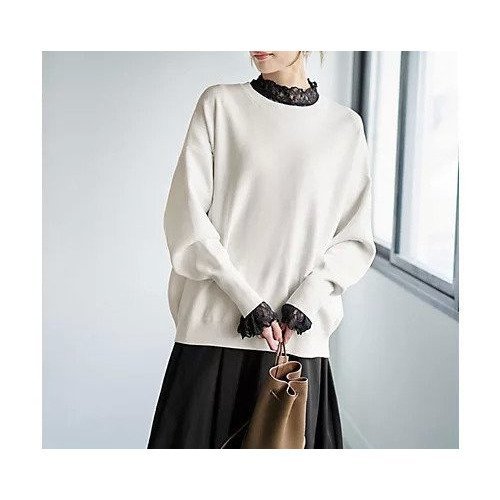 【スタイルデリ/STYLE DELI】の袖口から出すレーシィーインナートップス 人気、トレンドファッション・服の通販 founy(ファニー) 　ファッション　Fashion　レディースファッション　Fashion for Women　トップス・カットソー　Cut & Sew Tops　イエロー　Yellow　インナー　Innerwear　サロペット　Overalls, Salopette　ジャケット　Jacket, Outerwear　スタンド　Stand Collar, Upright Stand　ストレート　Straight, Straight Cut　スリット　Slit, Slit Detail　定番　Standard, Basic Item　長袖　Long Sleeve, Full Sleeve　バランス　Balance, Style Balance　フィット　Fit, Slim Fit　フレア　Flare, Flared　ベスト　Vest, Waistcoat　レース　Lace, Lace Fabric　other-2|ID: prp329100004775377 ipo3291000000034615027