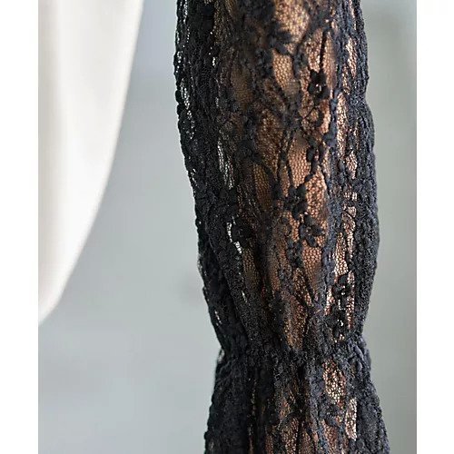 【スタイルデリ/STYLE DELI】の袖口から出すレーシィーインナートップス 人気、トレンドファッション・服の通販 founy(ファニー) 　ファッション　Fashion　レディースファッション　Fashion for Women　トップス・カットソー　Cut & Sew Tops　イエロー　Yellow　インナー　Innerwear　サロペット　Overalls, Salopette　ジャケット　Jacket, Outerwear　スタンド　Stand Collar, Upright Stand　ストレート　Straight, Straight Cut　スリット　Slit, Slit Detail　定番　Standard, Basic Item　長袖　Long Sleeve, Full Sleeve　バランス　Balance, Style Balance　フィット　Fit, Slim Fit　フレア　Flare, Flared　ベスト　Vest, Waistcoat　レース　Lace, Lace Fabric　other-3|ID: prp329100004775377 ipo3291000000034615029