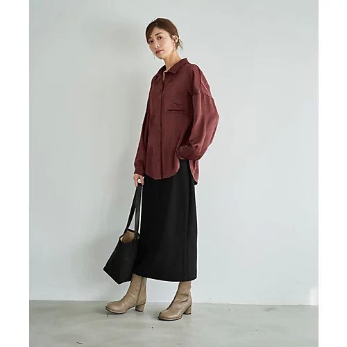 【スタイルデリ/STYLE DELI】の【LUXE】シボ入りとろみサテンシャツB 人気、トレンドファッション・服の通販 founy(ファニー) ファッション Fashion レディースファッション Fashion for Women トップス・カットソー Cut & Sew Tops シャツ・ブラウス・オフィスカジュアル Elegant Blouses & Button-Ups イエロー Yellow インナー Innerwear カフス Cuff Design サテン Satin, Glossy Fabric ストレート Straight, Straight Cut スリット Slit, Slit Detail とろみ Fluid, Flowy Fabric なめらか Smooth, Silky Texture 長袖 Long Sleeve, Full Sleeve フロント Front, Front Design ポケット Pocket, Pocket Detail ミドル Middle Length, Mid Height メタリック Metallic, Shiny Finish ラウンド Round, Round Neck 夏 Summer other-3|ID: prp329100004775380 ipo3291000000035849412