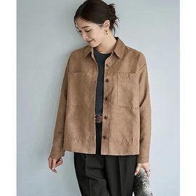 【スタイルデリ/STYLE DELI】 【LUXE】ライトスエードシャツ型ジャケット人気、トレンドファッション・服の通販 founy(ファニー) ファッション Fashion レディースファッション Fashion for Women アウター Coat / Outerwear Collection レディースジャケット・軽アウター Jackets インナー Innerwear 春 Spring カフス Cuff Design シンプル Simple, Minimal ジャケット Jacket, Outerwear スタイリッシュ Stylish, Fashionable ストレート Straight, Straight Cut スマート Smart, Elegant スリット Slit, Slit Detail タートルネック Turtleneck, High Neck 長袖 Long Sleeve, Full Sleeve フロント Front, Front Design ポケット Pocket, Pocket Detail マーブル Marble, Marble Pattern 冬 Winter / This Winter |ID:prp329100004775401
