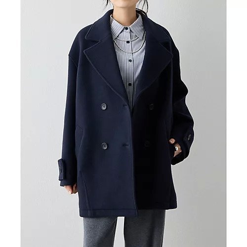 【ウィムガゼット/Whim Gazette】の【THE PAUSE】ミドルPコート 人気、トレンドファッション・服の通販 founy(ファニー) 　ファッション　Fashion　レディースファッション　Fashion for Women　アウター　Coat / Outerwear Collection　コート・ロングコート・ピーコート　Long Coats, Peacoats & More　Pコート　Pea Coats　イタリア　Italy　ヴィンテージ　Vintage Style　グラデーション　Gradient, Ombre　ショルダー　Shoulder, Shoulder Strap　ドロップ　Drop Shoulder, Dropped Style　ボトム　Bottoms, Lower Wear　ミドル　Middle Length, Mid Height　ワーク　Workwear, Utility Style　エレガント 上品　Elegant　2025年　2025　2025-2026秋冬・A/W　Autumn/Winter 2025–26 AW25–26　other-3|ID: prp329100004775406 ipo3291000000034615276