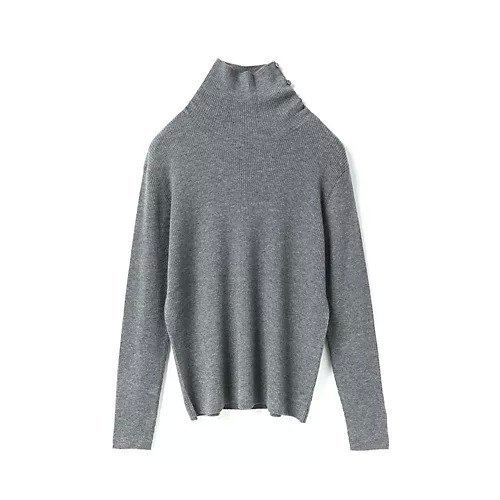 【ミズイロ インド/mizuiro ind】のボタン付きリブハイネックプルオーバー インテリア・キッズ・メンズ・レディースファッション・服の通販 founy(ファニー) https://founy.com/ ファッション Fashion レディースファッション Fashion for Women トップス・カットソー Cut & Sew Tops カジュアルプルオーバー・ニットトップス Pullovers & Knit Tops / Casual Pullovers インナー Innerwear シンプル Simple, Minimal ハイネック High Neck, Mock Neck フィット Fit, Slim Fit |ID: prp329100004775612 ipo3291000000036286321