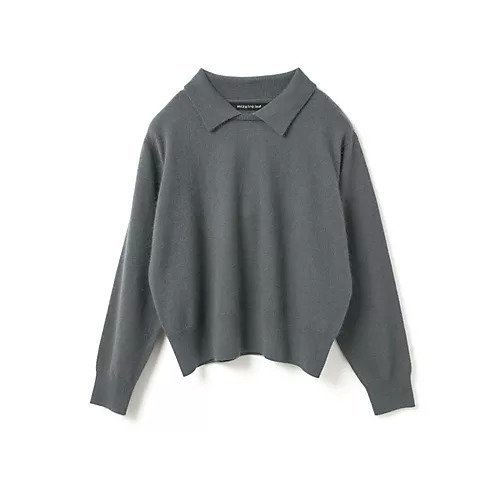 【ミズイロ インド/mizuiro ind】のハイゲージ襟付きプルオーバー インテリア・キッズ・メンズ・レディースファッション・服の通販 founy(ファニー) ファッション Fashion レディースファッション Fashion for Women トップス・カットソー Cut & Sew Tops カジュアルプルオーバー・ニットトップス Pullovers & Knit Tops / Casual Pullovers カーディガン Cardigan, Knitwear シンプル Simple, Minimal フィット Fit, Slim Fit ベーシック Basic, Essential 無地 Plain, Solid Color チャコールグレー|ID: prp329100004775615 ipo3291000000035310513