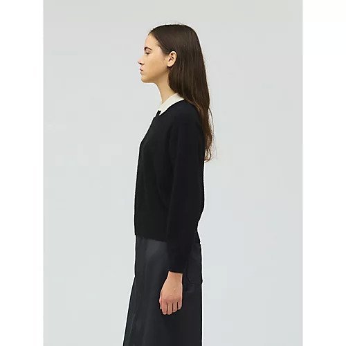 【ミズイロ インド/mizuiro ind】のハイゲージ襟付きプルオーバー 人気、トレンドファッション・服の通販 founy(ファニー) ファッション Fashion レディースファッション Fashion for Women トップス・カットソー Cut & Sew Tops カジュアルプルオーバー・ニットトップス Pullovers & Knit Tops / Casual Pullovers カーディガン Cardigan, Knitwear シンプル Simple, Minimal フィット Fit, Slim Fit ベーシック Basic, Essential 無地 Plain, Solid Color other-3|ID: prp329100004775615 ipo3291000000035310517