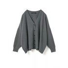 【ミズイロ インド/mizuiro ind】のVネックカーディガン チャコールグレー|ID: prp329100004775621 ipo3291000000034617487