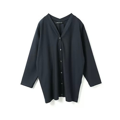 【ミズイロ インド/mizuiro ind】のVネックカーディガン インテリア・キッズ・メンズ・レディースファッション・服の通販 founy(ファニー) 　ファッション　Fashion　レディースファッション　Fashion for Women　トップス・カットソー　Cut & Sew Tops　カーディガン・羽織り　Layered Style Cardigans　Vネックトップス　V-Neck Tops / V-Cut Neckline Shirts　おすすめ　Recommended / Our Picks　カーディガン　Cardigan, Knitwear　ストレッチ　Stretch, Stretchy Fabric　セットアップ　Set-Up, Coordinated Outfit　センター　Center, Center Line　ベーシック　Basic, Essential　リラックス　Relax, Relaxed Fit　今季　This Season, Current Season　ネイビー|ID: prp329100004775623 ipo3291000000035307191