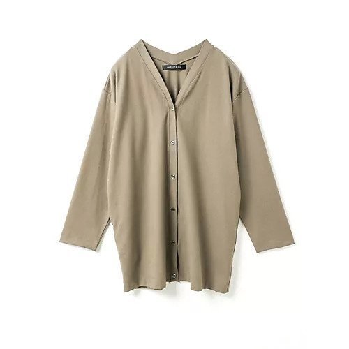 【ミズイロ インド/mizuiro ind】のVネックカーディガン インテリア・キッズ・メンズ・レディースファッション・服の通販 founy(ファニー) 　ファッション　Fashion　レディースファッション　Fashion for Women　トップス・カットソー　Cut & Sew Tops　カーディガン・羽織り　Layered Style Cardigans　Vネックトップス　V-Neck Tops / V-Cut Neckline Shirts　おすすめ　Recommended / Our Picks　カーディガン　Cardigan, Knitwear　ストレッチ　Stretch, Stretchy Fabric　セットアップ　Set-Up, Coordinated Outfit　センター　Center, Center Line　ベーシック　Basic, Essential　リラックス　Relax, Relaxed Fit　今季　This Season, Current Season　ベージュ|ID: prp329100004775623 ipo3291000000036310671