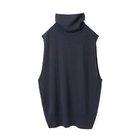 【ミズイロ インド/mizuiro ind】のリブハイネックベスト ネイビー|ID: prp329100004775626 ipo3291000000035849489