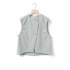 【ミディウミ/MidiUmi】のフランネルタッチベスト ライトグレー|ID: prp329100004775628 ipo3291000000036298540