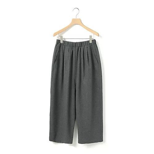 【ミディウミ/MidiUmi】のウールワイドイージーパンツ インテリア・キッズ・メンズ・レディースファッション・服の通販 founy(ファニー) 　ファッション　Fashion　レディースファッション　Fashion for Women　パンツ　Pants & Trousers　シンプル　Simple, Minimal　ベーシック　Basic, Essential　人気　Popular, Best Seller　冬　Winter / This Winter　夏　Summer　定番　Standard, Basic Item　チャコールグレー|ID: prp329100004775632 ipo3291000000034617982