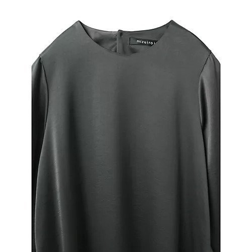 【ミズイロ インド/mizuiro ind】のAラインワンピース 人気、トレンドファッション・服の通販 founy(ファニー) 　ファッション　Fashion　レディースファッション　Fashion for Women　ワンピース　Dresses　Aラインワンピース・フレアシルエット　A-Line Dresses / Flared Silhouette Dresses　オケージョン　Occasion Wear　カーディガン　Cardigan, Knitwear　サテン　Satin, Glossy Fabric　ベスト　Vest, Waistcoat　エレガント 上品　Elegant　other-2|ID: prp329100004775634 ipo3291000000034618334