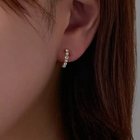 【フィービィー/phoebe】の【痛くないシリーズ】パール ビジューフープライトフィットイヤリング ゴールド ゴールド|ID: prp329100004775761 ipo3291000000034620363