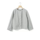 【ミディウミ/MidiUmi】のフランネルタッチノーカラージャケット 人気、トレンドファッション・服の通販 founy(ファニー) ファッション Fashion レディースファッション Fashion for Women アウター Coat / Outerwear Collection レディースジャケット・軽アウター Jackets ノーカラージャケット / シンプル上品コーデ Collarless Jackets おすすめ Recommended / Our Picks ジャケット Jacket, Outerwear セットアップ Set-Up, Coordinated Outfit フロント Front, Front Design ベスト Vest, Waistcoat thumbnail ライトグレー|ID: prp329100004775776 ipo3291000000034620558
