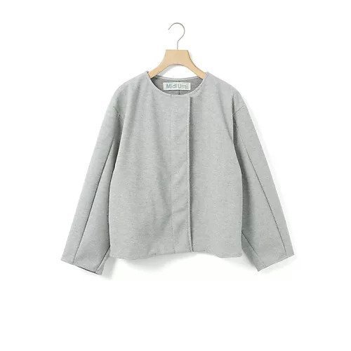 【ミディウミ/MidiUmi】のフランネルタッチノーカラージャケット 人気、トレンドファッション・服の通販 founy(ファニー) 　ファッション　Fashion　レディースファッション　Fashion for Women　アウター　Coat / Outerwear Collection　レディースジャケット・軽アウター　Jackets　ノーカラージャケット / シンプル上品コーデ　Collarless Jackets　おすすめ　Recommended / Our Picks　ジャケット　Jacket, Outerwear　セットアップ　Set-Up, Coordinated Outfit　フロント　Front, Front Design　ベスト　Vest, Waistcoat　 other-1|ID: prp329100004775776 ipo3291000000034886087