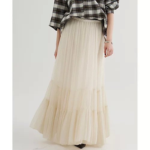 【ウィムガゼット/Whim Gazette】のオーガンジーティアードスカート 人気、トレンドファッション・服の通販 founy(ファニー) ファッション Fashion レディースファッション Fashion for Women スカート Skirts ティアードスカート Tiered Skirts 2026年 2026 オーガンジー Organza Fabric シアー Sheer, See-Through ティアードスカート Tiered Skirt, Flounced Skirt フェミニン Feminine, Girly プリーツ Pleats, Pleated リラックス Relax, Relaxed Fit ヴィンテージ Vintage Style エレガント 上品 Elegant other-3|ID: prp329100004777338 ipo3291000000034639102