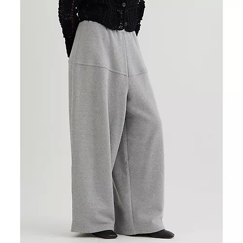 【ウィムガゼット/Whim Gazette】の裏毛バレルパンツ インテリア・キッズ・メンズ・レディースファッション・服の通販 founy(ファニー) 　ファッション　Fashion　レディースファッション　Fashion for Women　パンツ　Pants & Trousers　スウェット / スエット　Sweatshirt, Sweatwear　セットアップ　Set-Up, Coordinated Outfit　フリル　Frill, Ruffle　リラックス　Relax, Relaxed Fit　おすすめ　Recommended / Our Picks　日本製　Made In Japan　エレガント 上品　Elegant　2026年　2026　グレー|ID: prp329100004777341 ipo3291000000034639113