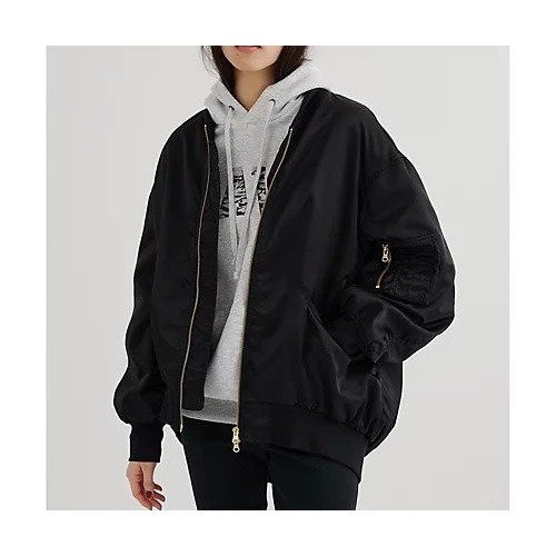 【ウィムガゼット/Whim Gazette】のミドルMA-1 人気、トレンドファッション・服の通販 founy(ファニー) 　ファッション　Fashion　レディースファッション　Fashion for Women　アウター　Coat / Outerwear Collection　MA-1ジャケット　MA-1 Bomber Jackets / Flight Jackets　2026年　2026　ツイル　Twist, Twisted Detail　バランス　Balance, Style Balance　ブルゾン　Blouson, Bomber Jacket　ミドル　Middle Length, Mid Height　ミリタリー　Military, Army Style　エレガント 上品　Elegant　other-2|ID: prp329100004777355 ipo3291000000034639249