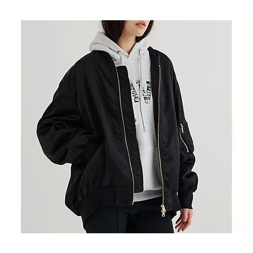 【ウィムガゼット/Whim Gazette】のミドルMA-1 人気、トレンドファッション・服の通販 founy(ファニー) 　ファッション　Fashion　レディースファッション　Fashion for Women　アウター　Coat / Outerwear Collection　MA-1ジャケット　MA-1 Bomber Jackets / Flight Jackets　2026年　2026　ツイル　Twist, Twisted Detail　バランス　Balance, Style Balance　ブルゾン　Blouson, Bomber Jacket　ミドル　Middle Length, Mid Height　ミリタリー　Military, Army Style　エレガント 上品　Elegant　other-3|ID: prp329100004777355 ipo3291000000034639251