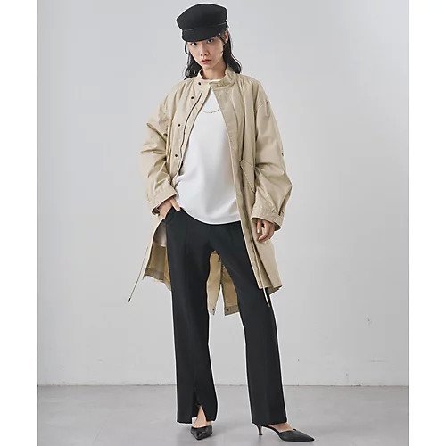 【ウィムガゼット/Whim Gazette】のライナー付ミリタリーコート インテリア・キッズ・メンズ・レディースファッション・服の通販 founy(ファニー) 　ファッション　Fashion　レディースファッション　Fashion for Women　アウター　Coat / Outerwear Collection　コート・ロングコート・ピーコート　Long Coats, Peacoats & More　ポケット　Pocket, Pocket Detail　ミリタリー　Military, Army Style　モッズコート　Mods Coat, Military Parka　ライナー　Liner, Inner Layer　ロング　Long, Long-Length　冬　Winter / This Winter　2026年　2026　ベージュ|ID: prp329100004777358 ipo3291000000034639264