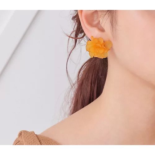 【フィービィー/phoebe】のマーガレットフラワーカラーピアス イエロー 人気、トレンドファッション・服の通販 founy(ファニー) 　ファッション　Fashion　レディースファッション　Fashion for Women　アクリル　Acrylic Material　イエロー　Yellow　 other-1|ID: prp329100004778140 ipo3291000000034648883