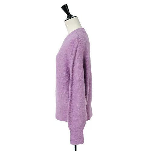 【エムセブンデイズ/M7days】の【M7days for Petit】モヘア混ふわ軽コンパクトニット 人気、トレンドファッション・服の通販 founy(ファニー) 　ファッション　Fashion　レディースファッション　Fashion for Women　トップス・カットソー　Cut & Sew Tops　ニット　Knit Tops & Sweaters　おすすめ　Recommended / Our Picks　なめらか　Smooth, Silky Texture　コンパクト　Compact, Small Size　ショート　Short, Short Length　トレンド　Trend, Trending Now　ラベンダー　Lavender　other-2|ID: prp329100004778789 ipo3291000000034656555