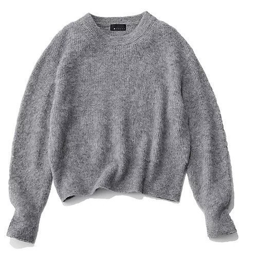 【エムセブンデイズ/M7days】のモヘア混ふわ軽コンパクトニット インテリア・キッズ・メンズ・レディースファッション・服の通販 founy(ファニー) 　ファッション　Fashion　レディースファッション　Fashion for Women　トップス・カットソー　Cut & Sew Tops　ニット　Knit Tops & Sweaters　おすすめ　Recommended / Our Picks　なめらか　Smooth, Silky Texture　コンパクト　Compact, Small Size　ショート　Short, Short Length　トレンド　Trend, Trending Now　ラベンダー　Lavender　グレー|ID: prp329100004778789 ipo3291000000036045954