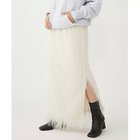 【ウィムガゼット/Whim Gazette】の【THE PAUSE】ラメフリンジスカート 人気、トレンドファッション・服の通販 founy(ファニー) ファッション Fashion レディースファッション Fashion for Women スカート Skirts ヴィンテージ Vintage Style グラデーション Gradient, Ombre サテン Satin, Glossy Fabric シンプル Simple, Minimal ストレッチ Stretch, Stretchy Fabric スリット Slit, Slit Detail フリンジ Fringe, Tassel ワーク Workwear, Utility Style 2025年 2025 2025-2026秋冬・A/W Autumn/Winter 2025–26 AW25–26 thumbnail アイボリー|ID: prp329100004779386 ipo3291000000034664173