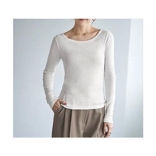 【スタイルデリ/STYLE DELI】の敏感肌対策 中に着る綿100デコルテ開きカットソー 人気、トレンドファッション・服の通販 founy(ファニー) ファッション Fashion レディースファッション Fashion for Women トップス・カットソー Cut & Sew Tops カットソー・ベーシックTシャツ Cut-and-Sewn Tops / Stretch Tees & Basics イエロー Yellow インナー Innerwear カットソー Cut and Sewn Top 吸水 Absorbent, Quick-Dry ストレート Straight, Straight Cut スリット Slit, Slit Detail デコルテ Décolleté, Neckline 定番 Standard, Basic Item 長袖 Long Sleeve, Full Sleeve フィット Fit, Slim Fit other-1|ID: prp329100004779945 ipo3291000000034846466