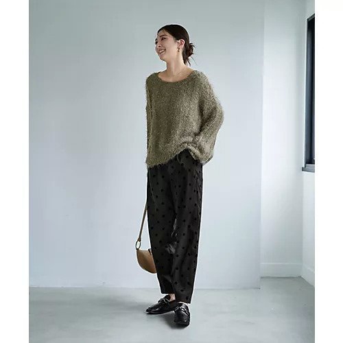 【スタイルデリ/STYLE DELI】のストライプ編みデコルテ開きシャギーニット 人気、トレンドファッション・服の通販 founy(ファニー) 　ファッション　Fashion　レディースファッション　Fashion for Women　トップス・カットソー　Cut & Sew Tops　ニット　Knit Tops & Sweaters　ストライプ　Stripe, Striped Pattern　ストレート　Straight, Straight Cut　スリット　Slit, Slit Detail　デコルテ　Décolleté, Neckline　長袖　Long Sleeve, Full Sleeve　ワイド　Wide, Wide Fit　冬　Winter / This Winter　other-2|ID: prp329100004779949 ipo3291000000034673900