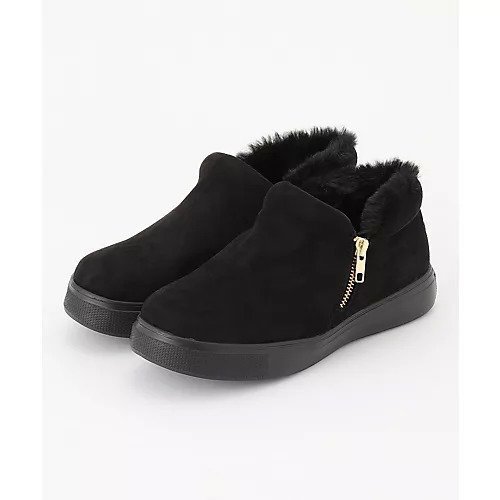 【エニー/ANY】のローカットファースニーカー インテリア・キッズ・メンズ・レディースファッション・服の通販 founy(ファニー) ファッション Fashion レディースファッション Fashion for Women スリッポン Slip-On, Loafer フェイクファー Faux Fur, Imitation Fur ブラック|ID: prp329100004779964 ipo3291000000034674046