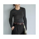 【スタイルデリ/STYLE DELI】の夢ごこちハイゲージゆるフィットトップス チャコール|ID: prp329100004780053 ipo3291000000034674729