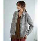 【スタイルデリ/STYLE DELI】のボタン開きスタンドネックMIXニット ブラウンミックス|ID: prp329100004780054 ipo3291000000034674741