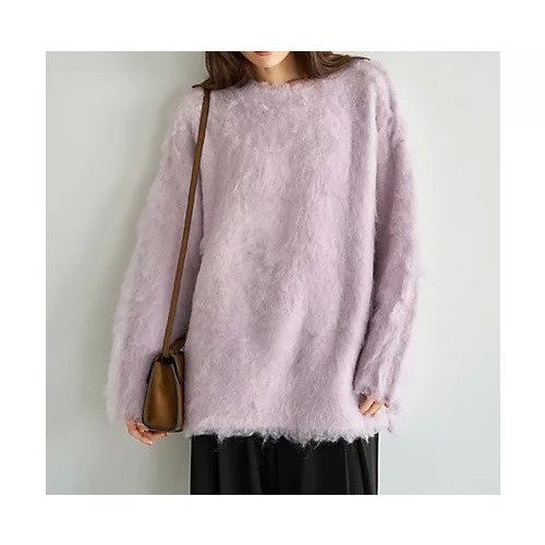 【スタイルデリ/STYLE DELI】の【LUXE】ふわふわ毛起こしブークレプルオーバー インテリア・キッズ・メンズ・レディースファッション・服の通販 founy(ファニー) 　ファッション　Fashion　レディースファッション　Fashion for Women　トップス・カットソー　Cut & Sew Tops　カジュアルプルオーバー・ニットトップス　Pullovers & Knit Tops / Casual Pullovers　イエロー　Yellow　エアリー　Airy Texture　オレンジ　Orange　カットソー　Cut and Sewn Top　ジャケット　Jacket, Outerwear　ストレート　Straight, Straight Cut　スリット　Slit, Slit Detail　長袖　Long Sleeve, Full Sleeve　パターン　Pattern, Design Print　フォルム　Silhouette, Form　ボトルネック　Bottle Neck, Mock Neck　ポケット　Pocket, Pocket Detail　ライダース　Riders　ラグジュアリー　Luxury, Elegant　おすすめ　Recommended / Our Picks　ピンク|ID: prp329100004780055 ipo3291000000036048640