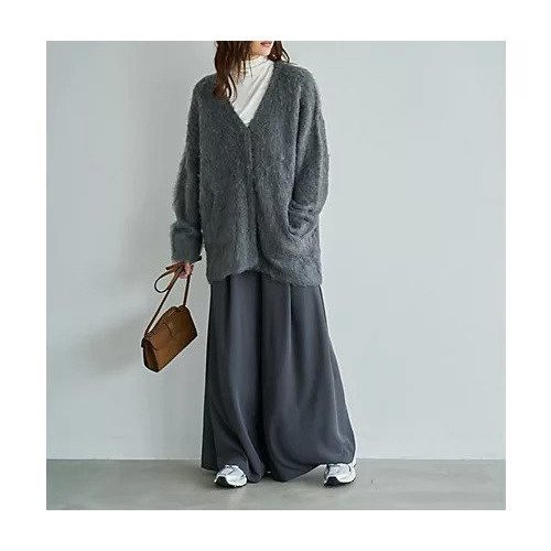 【スタイルデリ/STYLE DELI】の【LUXE】毛起こしブークレジャケット風カーディガン 人気、トレンドファッション・服の通販 founy(ファニー) ファッション Fashion レディースファッション Fashion for Women イエロー Yellow エアリー Airy Texture オレンジ Orange カーディガン Cardigan, Knitwear シルバー Silver, Metallic Silver ジャケット Jacket, Outerwear ストレート Straight, Straight Cut スリット Slit, Slit Detail トレンチ Trench, Trench Coat 長袖 Long Sleeve, Full Sleeve パターン Pattern, Design Print フロント Front, Front Design ベーシック Basic, Essential ポケット Pocket, Pocket Detail 防寒 Cold Protection, Winter-Ready ラグジュアリー Luxury, Elegant 冬 Winter / This Winter おすすめ Recommended / Our Picks other-2|ID: prp329100004780057 ipo3291000000034674759