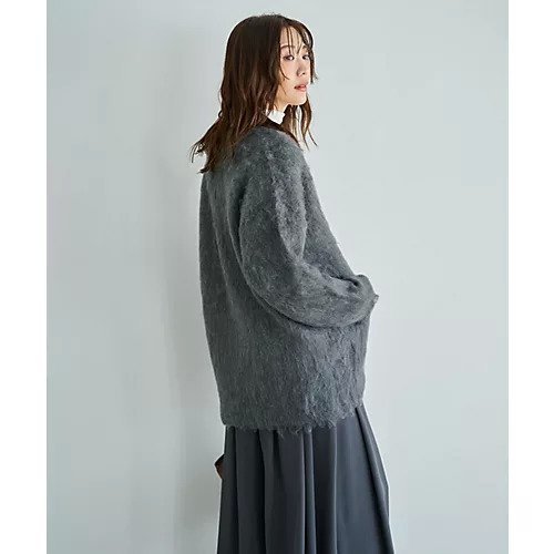 【スタイルデリ/STYLE DELI】の【LUXE】毛起こしブークレジャケット風カーディガン 人気、トレンドファッション・服の通販 founy(ファニー) ファッション Fashion レディースファッション Fashion for Women イエロー Yellow エアリー Airy Texture オレンジ Orange カーディガン Cardigan, Knitwear シルバー Silver, Metallic Silver ジャケット Jacket, Outerwear ストレート Straight, Straight Cut スリット Slit, Slit Detail トレンチ Trench, Trench Coat 長袖 Long Sleeve, Full Sleeve パターン Pattern, Design Print フロント Front, Front Design ベーシック Basic, Essential ポケット Pocket, Pocket Detail 防寒 Cold Protection, Winter-Ready ラグジュアリー Luxury, Elegant 冬 Winter / This Winter おすすめ Recommended / Our Picks other-3|ID: prp329100004780057 ipo3291000000034674761