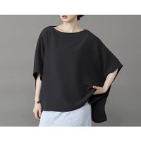 【コグ ザビッグスモーク/COGTHEBIGSMOKE】のBETTY TOP 人気、トレンドファッション・服の通販 founy(ファニー) ファッション Fashion レディースファッション Fashion for Women ワンピース Dresses エレガント 上品 Elegant コンパクト Compact, Small Size シンプル Simple, Minimal ジョーゼット Georgette, Semi-Sheer Fabric スリット Slit, Slit Detail ポンチョ Poncho, Cape Style 吸水 Absorbent, Quick-Dry 旅行 Travel |ID:prp329100004780650