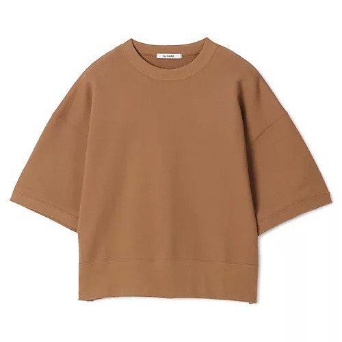 【スローン/SLOANE】のコットン裏毛 半袖ショート丈スウェット 人気、トレンドファッション・服の通販 founy(ファニー) 　ファッション　Fashion　レディースファッション　Fashion for Women　トップス・カットソー　Cut & Sew Tops　レディースパーカー・カジュアルフーディー　Casual Hoodies & Sweatshirts　スウェット・クルーネックトップス　Sweatshirts & Crewnecks / Relaxed Fit Sweat Tops　ショート　Short, Short Length　スウェット / スエット　Sweatshirt, Sweatwear　フェミニン　Feminine, Girly　フォルム　Silhouette, Form　エレガント 上品　Elegant　別注　Limited Edition, Custom Order　半袖　Short Sleeve, Half Sleeve　吸水　Absorbent, Quick-Dry　洗える　Machine Washable　 other-1|ID: prp329100004780657 ipo3291000000036147385