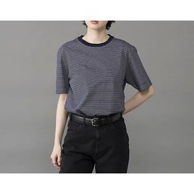 【スローン/SLOANE】 72/2コットン天竺 マイクロボーダーTシャツ人気、トレンドファッション・服の通販 founy(ファニー) ファッション Fashion レディースファッション Fashion for Women トップス・カットソー Cut & Sew Tops シャツ・ブラウス・オフィスカジュアル Elegant Blouses & Button-Ups ロングTシャツ・Tシャツ Longline T-Shirts & Tees ギフト プレゼント Gift / Present バランス Balance, Style Balance ボーダー Border, Stripe |ID:prp329100004780659