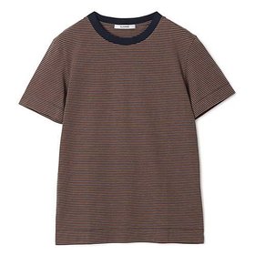 【スローン/SLOANE】の72/2コットン天竺 マイクロボーダーTシャツ 人気、トレンドファッション・服の通販 founy(ファニー) ファッション Fashion レディースファッション Fashion for Women トップス・カットソー Cut & Sew Tops シャツ・ブラウス・オフィスカジュアル Elegant Blouses & Button-Ups ロングTシャツ・Tシャツ Longline T-Shirts & Tees ギフト プレゼント Gift / Present バランス Balance, Style Balance ボーダー Border, Stripe 洗える Machine Washable |ID:prp329100004780659