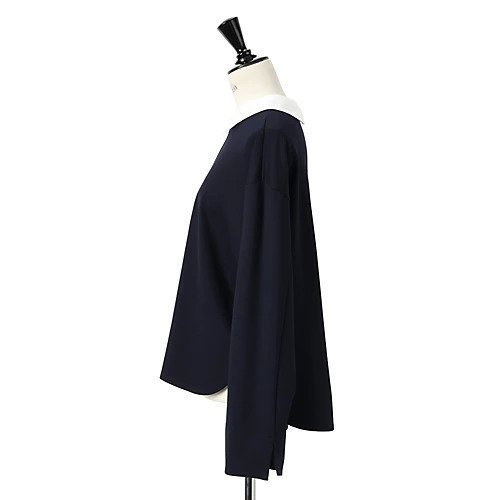 【エムセブンデイズ/M7days】の襟つき2WAYトップス 人気、トレンドファッション・服の通販 founy(ファニー) 　ファッション　Fashion　レディースファッション　Fashion for Women　トップス・カットソー　Cut & Sew Tops　洗える　Machine Washable　カットソー　Cut and Sewn Top　シルケット　Silket, Silky Cotton　シンプル　Simple, Minimal　ストレッチ　Stretch, Stretchy Fabric　エレガント 上品　Elegant　ビジネス 仕事 通勤　Business / Work / Commuting　other-2|ID: prp329100004780668 ipo3291000000034684603
