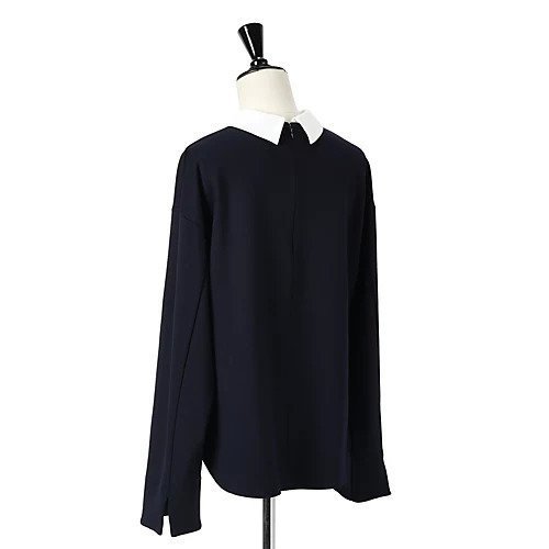 【エムセブンデイズ/M7days】の襟つき2WAYトップス 人気、トレンドファッション・服の通販 founy(ファニー) 　ファッション　Fashion　レディースファッション　Fashion for Women　トップス・カットソー　Cut & Sew Tops　洗える　Machine Washable　カットソー　Cut and Sewn Top　シルケット　Silket, Silky Cotton　シンプル　Simple, Minimal　ストレッチ　Stretch, Stretchy Fabric　エレガント 上品　Elegant　ビジネス 仕事 通勤　Business / Work / Commuting　other-3|ID: prp329100004780668 ipo3291000000034684605