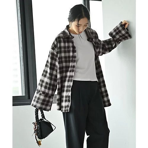 【スタイルデリ/STYLE DELI】の【BLK001】フェイクレザーカラーチェックシャツ 人気、トレンドファッション・服の通販 founy(ファニー) ファッション Fashion レディースファッション Fashion for Women トップス・カットソー Cut & Sew Tops シャツ・ブラウス・オフィスカジュアル Elegant Blouses & Button-Ups オレンジ Orange 春 Spring 秋 Autumn カットソー Cut and Sewn Top シンプル Simple, Minimal タートル Turtleneck, Turtle Collar チェック Check, Plaid, Tartan デニム Denim, Jeans Material バランス Balance, Style Balance フェイクレザー Faux Leather, PU Leather フレア Flare, Flared ベーシック Basic, Essential ポケット Pocket, Pocket Detail ミックス Mix, Mixed Style ワイド Wide, Wide Fit 冬 Winter / This Winter おすすめ Recommended / Our Picks other-2|ID: prp329100004780682 ipo3291000000034684707