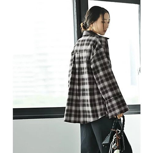 【スタイルデリ/STYLE DELI】の【BLK001】フェイクレザーカラーチェックシャツ 人気、トレンドファッション・服の通販 founy(ファニー) ファッション Fashion レディースファッション Fashion for Women トップス・カットソー Cut & Sew Tops シャツ・ブラウス・オフィスカジュアル Elegant Blouses & Button-Ups オレンジ Orange 春 Spring 秋 Autumn カットソー Cut and Sewn Top シンプル Simple, Minimal タートル Turtleneck, Turtle Collar チェック Check, Plaid, Tartan デニム Denim, Jeans Material バランス Balance, Style Balance フェイクレザー Faux Leather, PU Leather フレア Flare, Flared ベーシック Basic, Essential ポケット Pocket, Pocket Detail ミックス Mix, Mixed Style ワイド Wide, Wide Fit 冬 Winter / This Winter おすすめ Recommended / Our Picks other-3|ID: prp329100004780682 ipo3291000000034684708