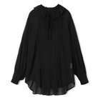 【クリンクル クリンクル クリンクル/crinkle crinkle crinkle】のback embroidery sheer blouse 人気、トレンドファッション・服の通販 founy(ファニー) ファッション Fashion レディースファッション Fashion for Women インド Indian Textile シアー Sheer, See-Through チュール Tulip, Tulip Motif バランス Balance, Style Balance ラッフル Ruffle, Frill thumbnail BLACK|ID: prp329100004780687 ipo3291000000034684734
